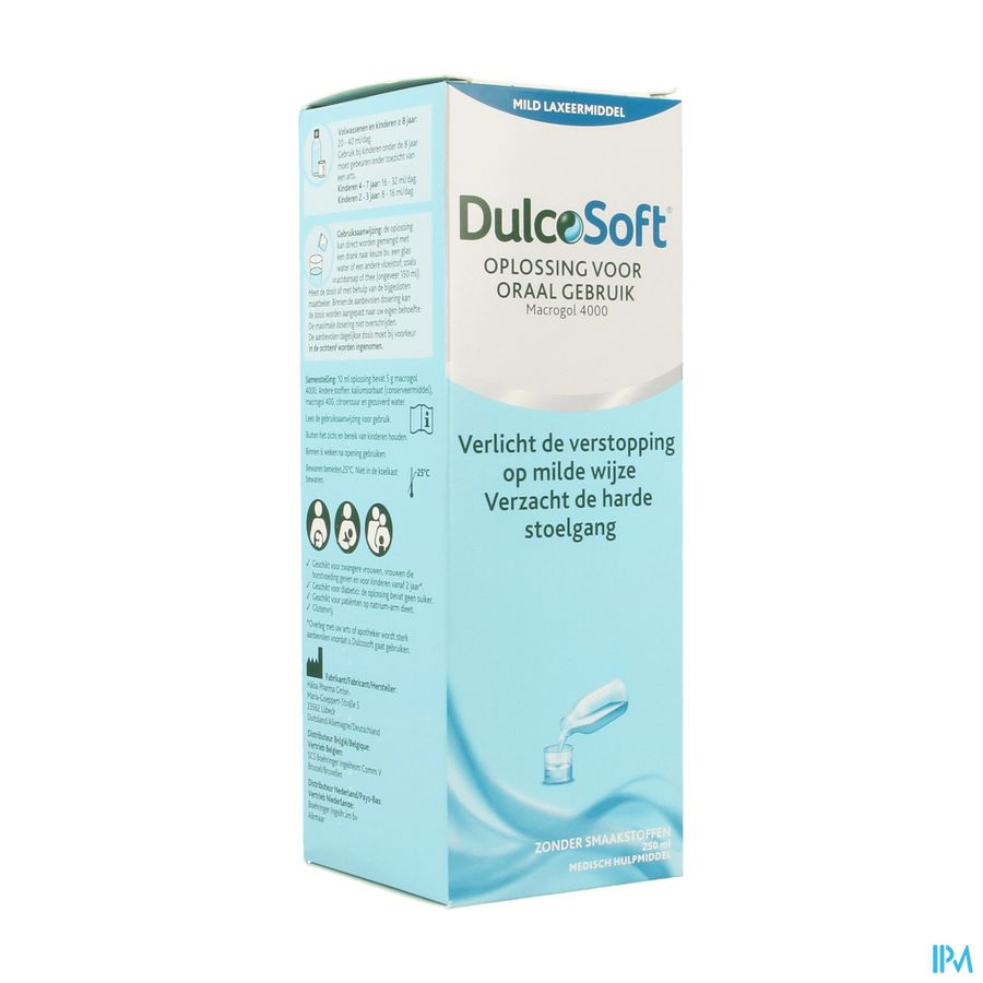 Dulcosoft 5g/10ml Sol Buvable 250ml