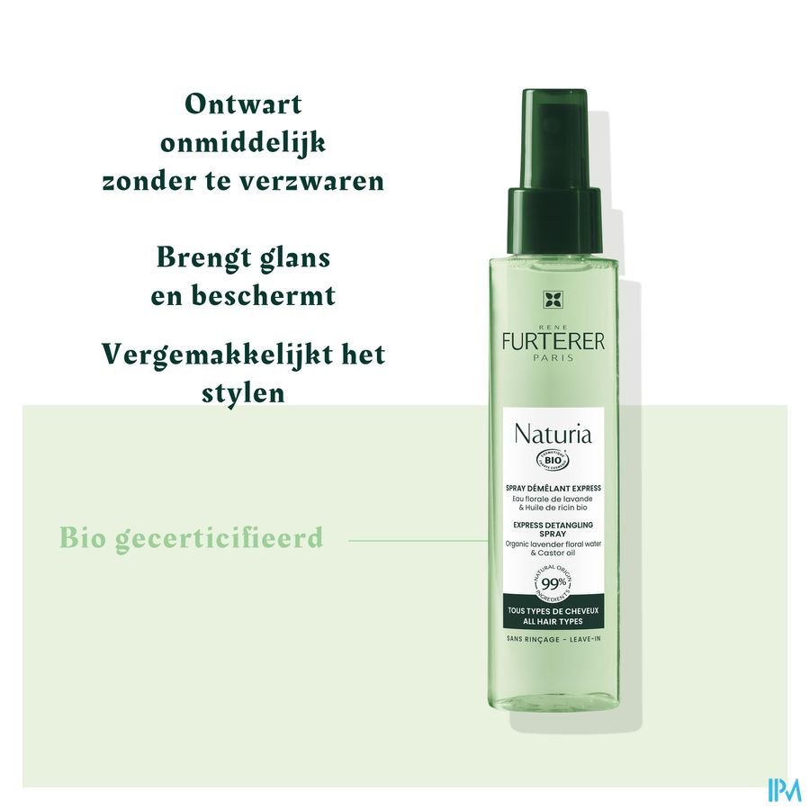 René Furterer Spray démêlant express - Spray démêlant cheveux bio - NATURIA