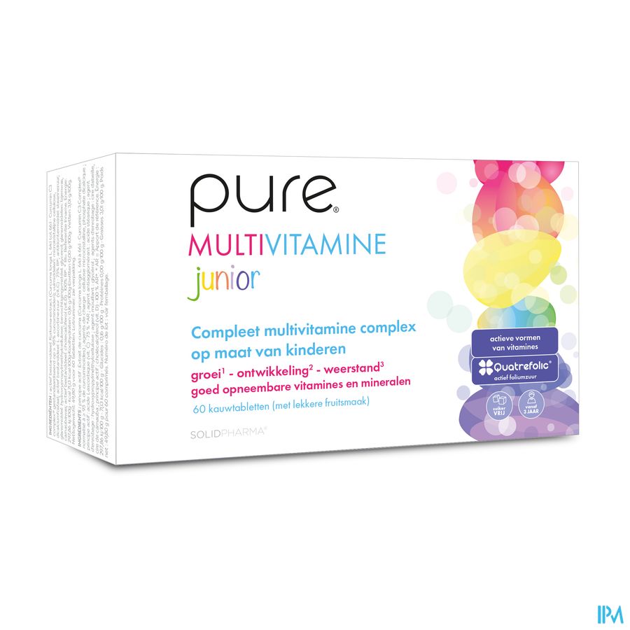 Pure Multivitamine Junior Comp A Croquer 60