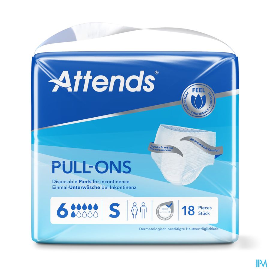 Attends Pull-ons 6 S 1x18