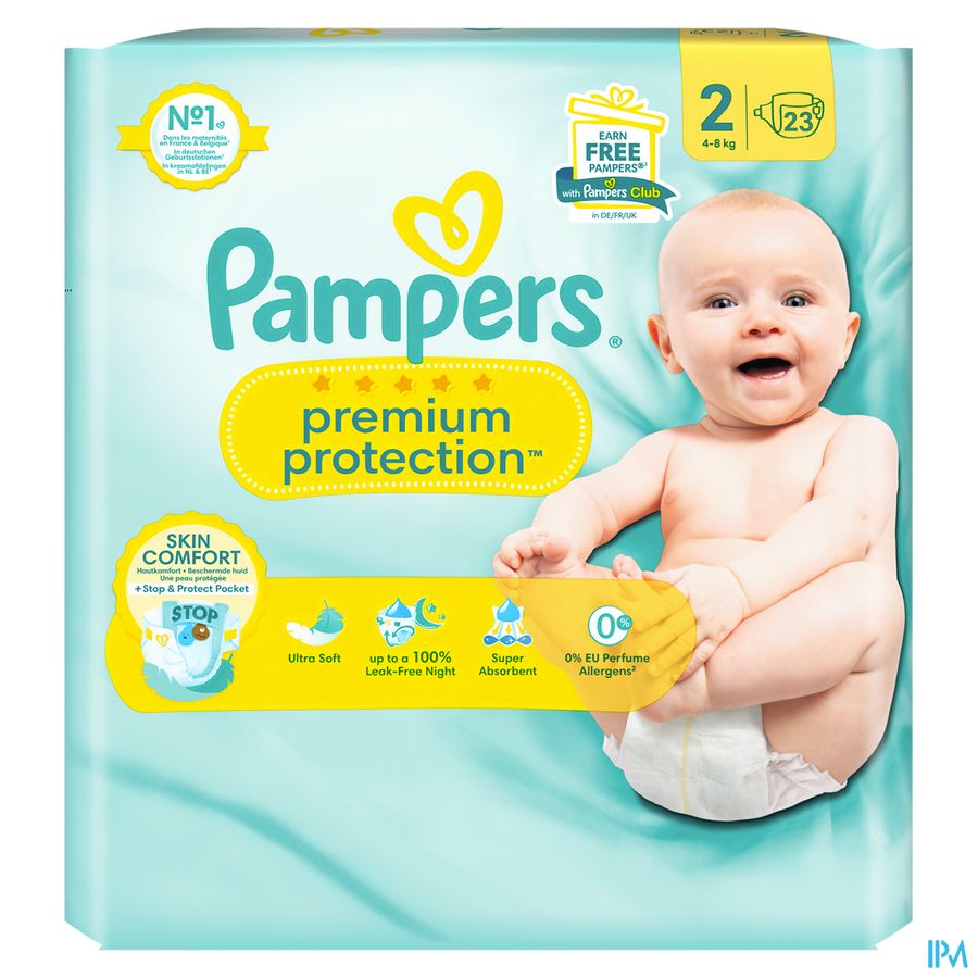 Pampers Premium Protection T2 23