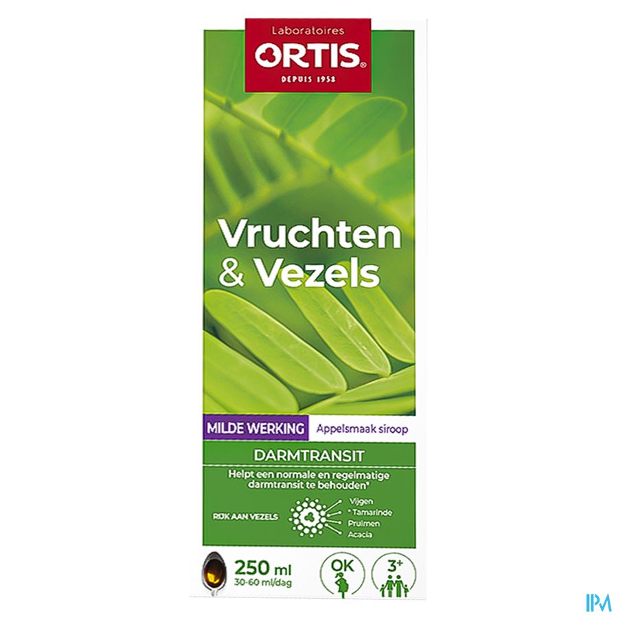 Ortis Fruits & Fibres Action Douce Sirop 250ml