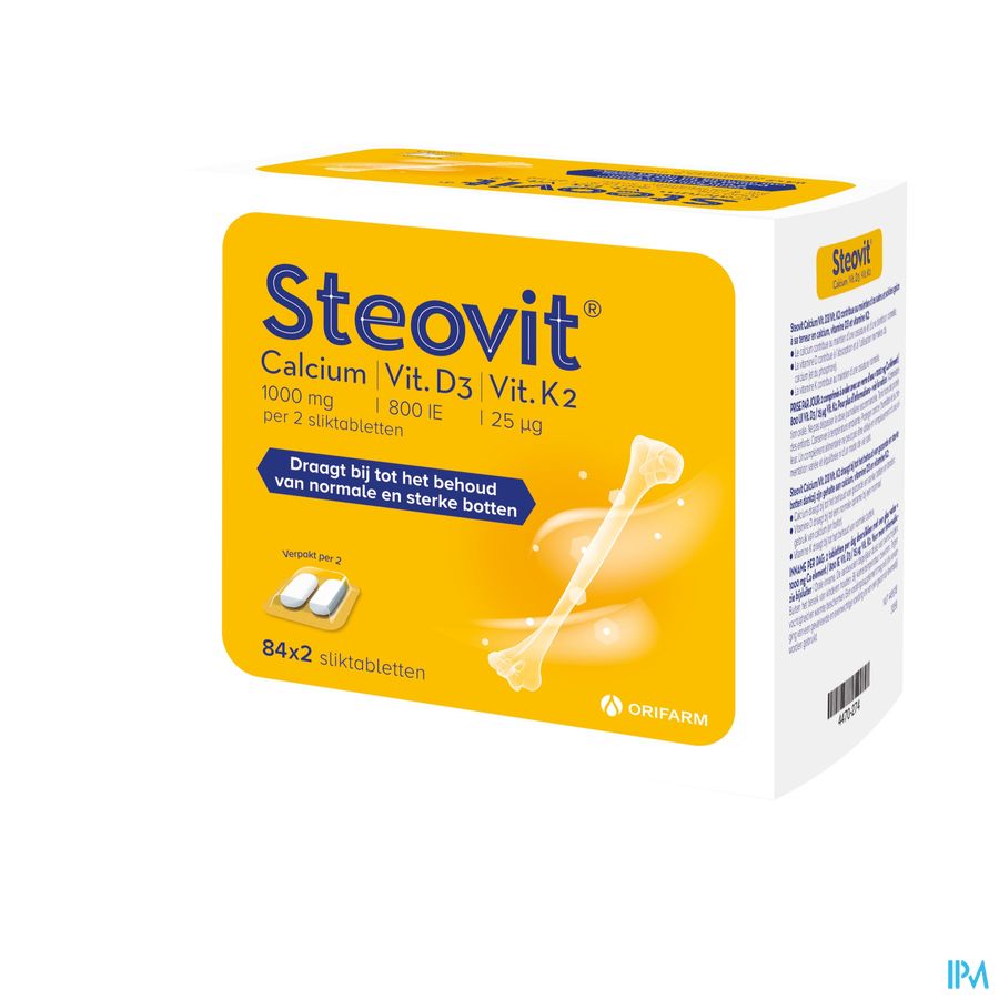 Steovit Calcium/vitd3/vit K2 1000mg/880iu Comp2x84