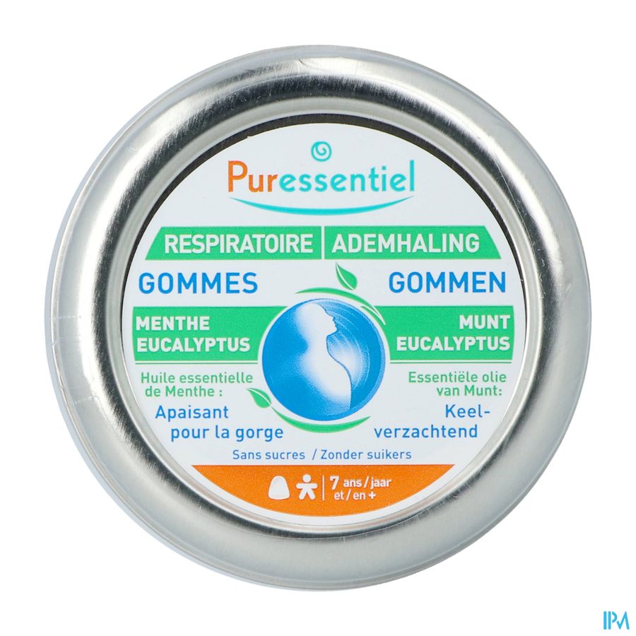 Puressentiel Respiratoire Gomme Gorge Eucalypt. 24