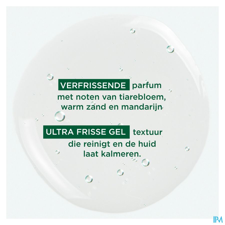Klorane - Gel douche au beurre de Cupuaçu BIO - Eau de Tiaré - Tous types de peaux