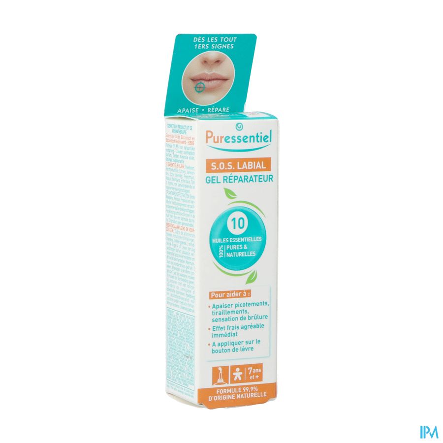 Puressentiel Sos Labial Gel 10 Hle Ess. 5ml