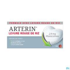 Arterin® Levure Rouge De Riz 2,9 Mg De Monacolines 180 Comprimés