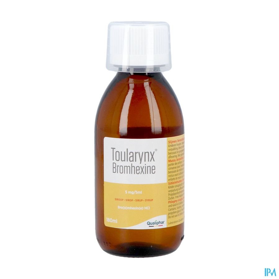 Toularynx Bromhexine 180 ml sirop toux grasse