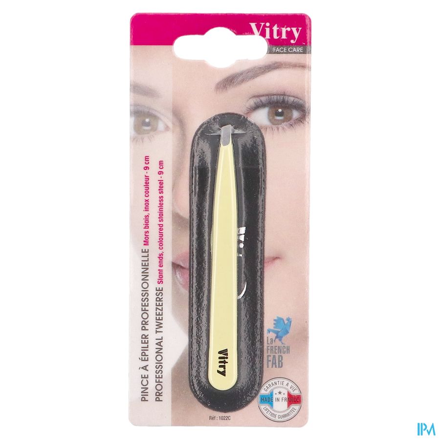 PINCE A EPILER PROF. MB INOX COULEUR