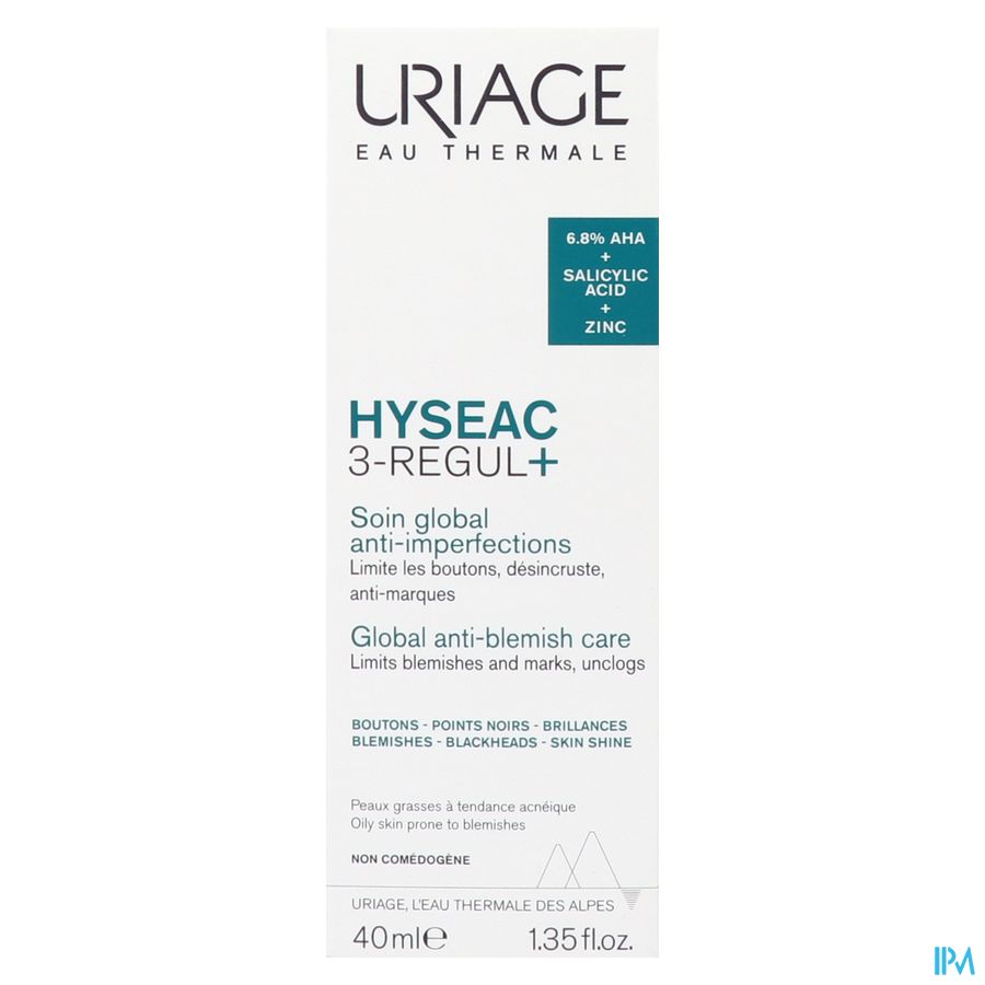 Hyseac 3-regul+soin Global A/imperfections 40ml