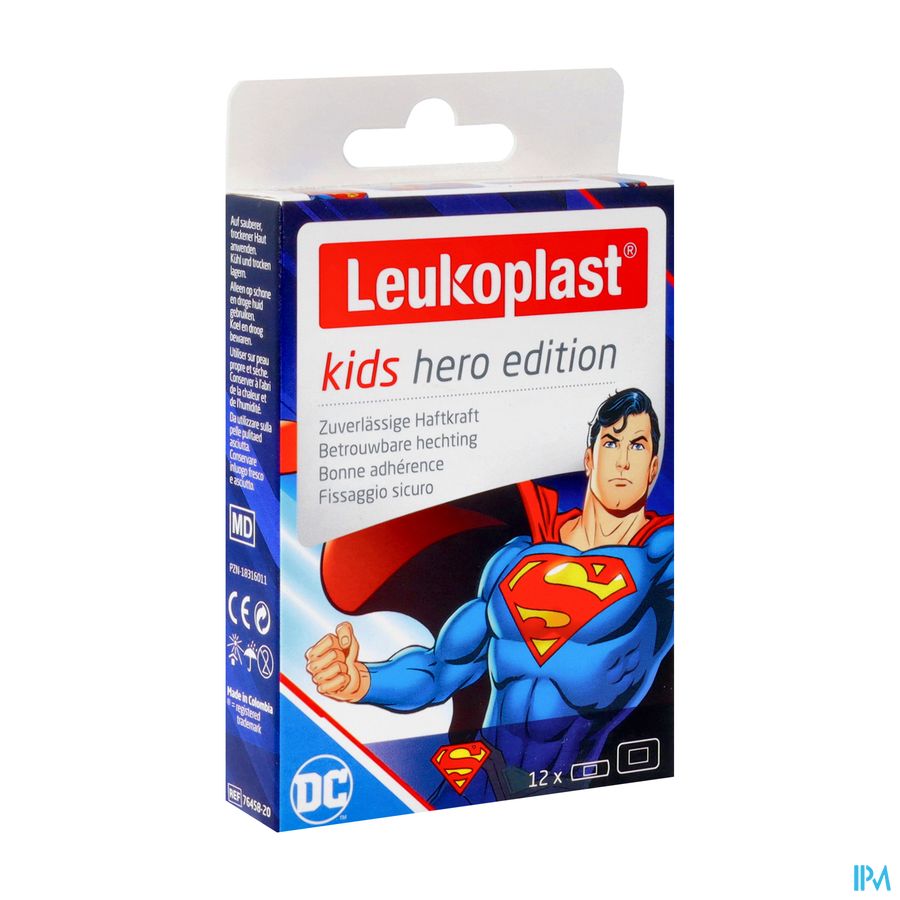 Leukoplast Kids Assortiment Ed. Spec. Superman 12