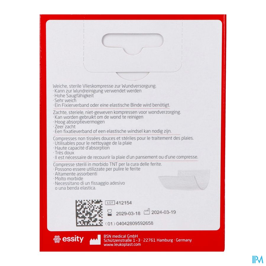 Cutisoft 7,5cmx7,5cm 12 Leukoplast
