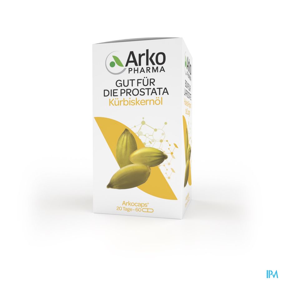 Arkogelules Huile De Pepins De Courge Caps 60
