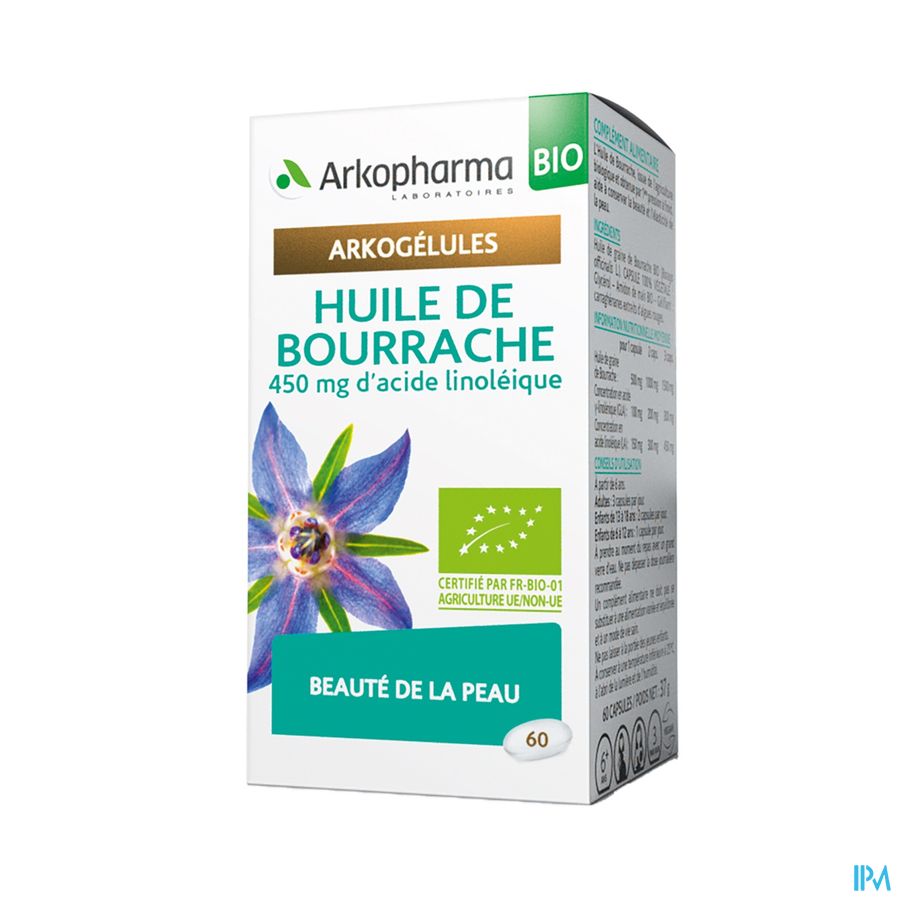 Arkogelules Huile De Bourrache 60