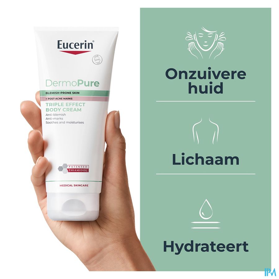 Eucerin Dermopure Creme Corps Triple Action 200ml