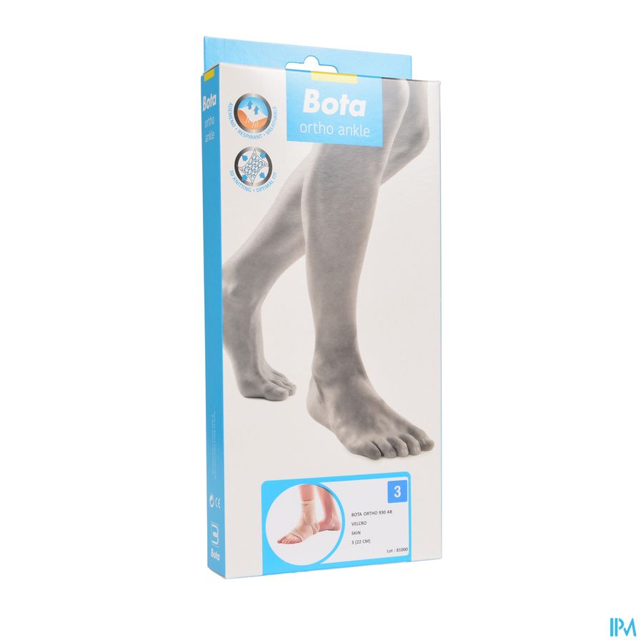 BOTA ORTHO AB 930 + VELCRO  BEIGE \ 3 = 22 cm