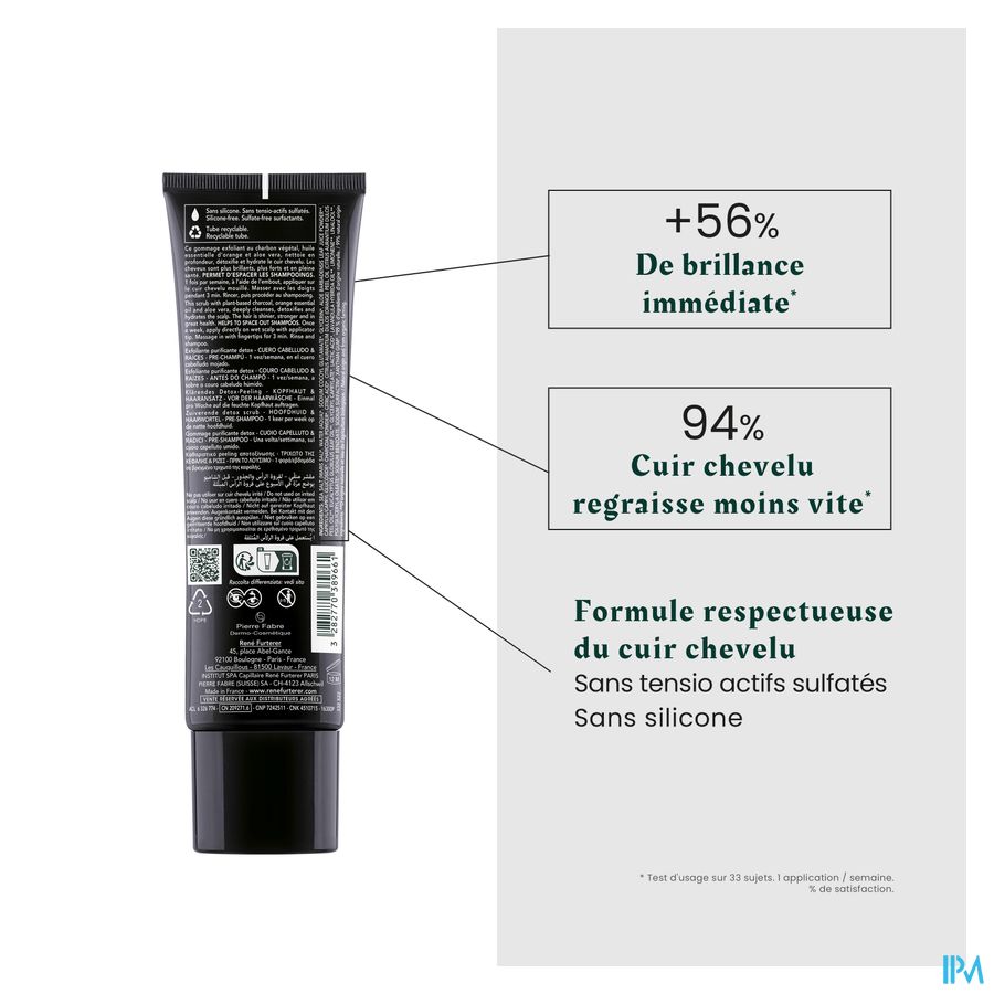 René Furterer Scrub - Gommage soin détox cuir chevelu - HEAD SPA