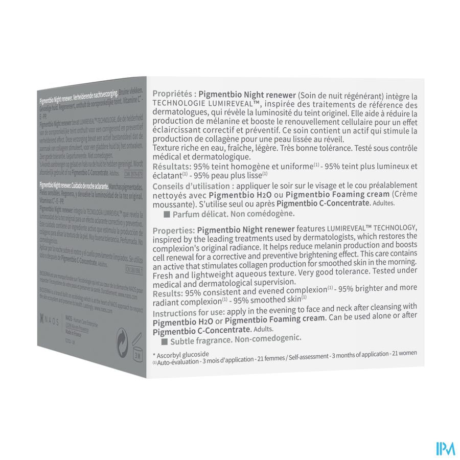 Bioderma Pigmentbio Night Renewer Pot 50ml
