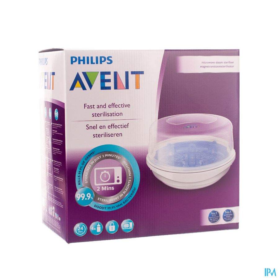 Philips Avent Sterilisateur Micro-ondes Sans Accessoires SCF281/02