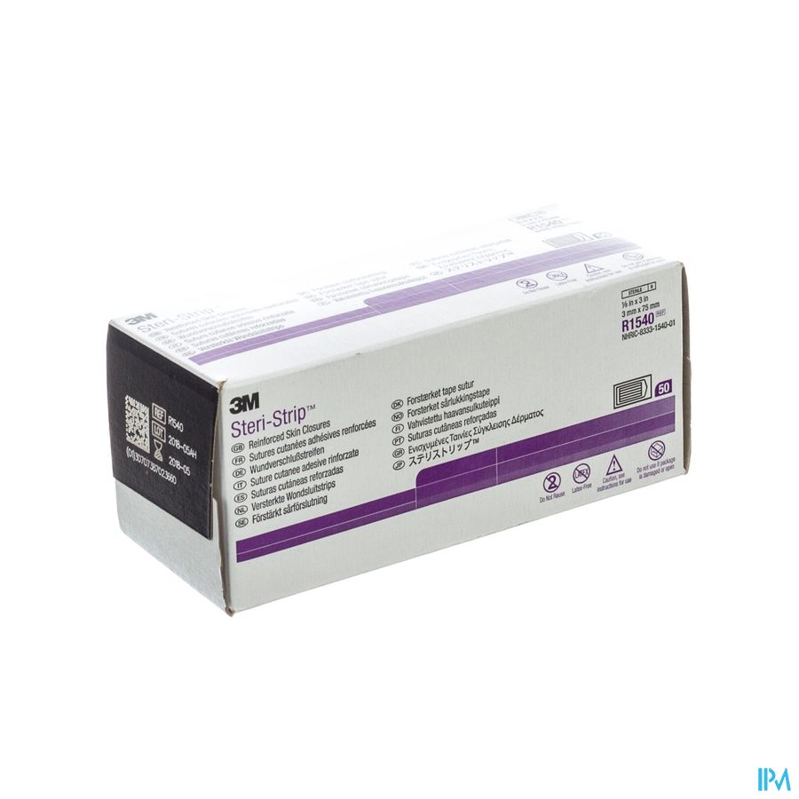 Steri-strip 3m 3mmx 75mm 50 1540