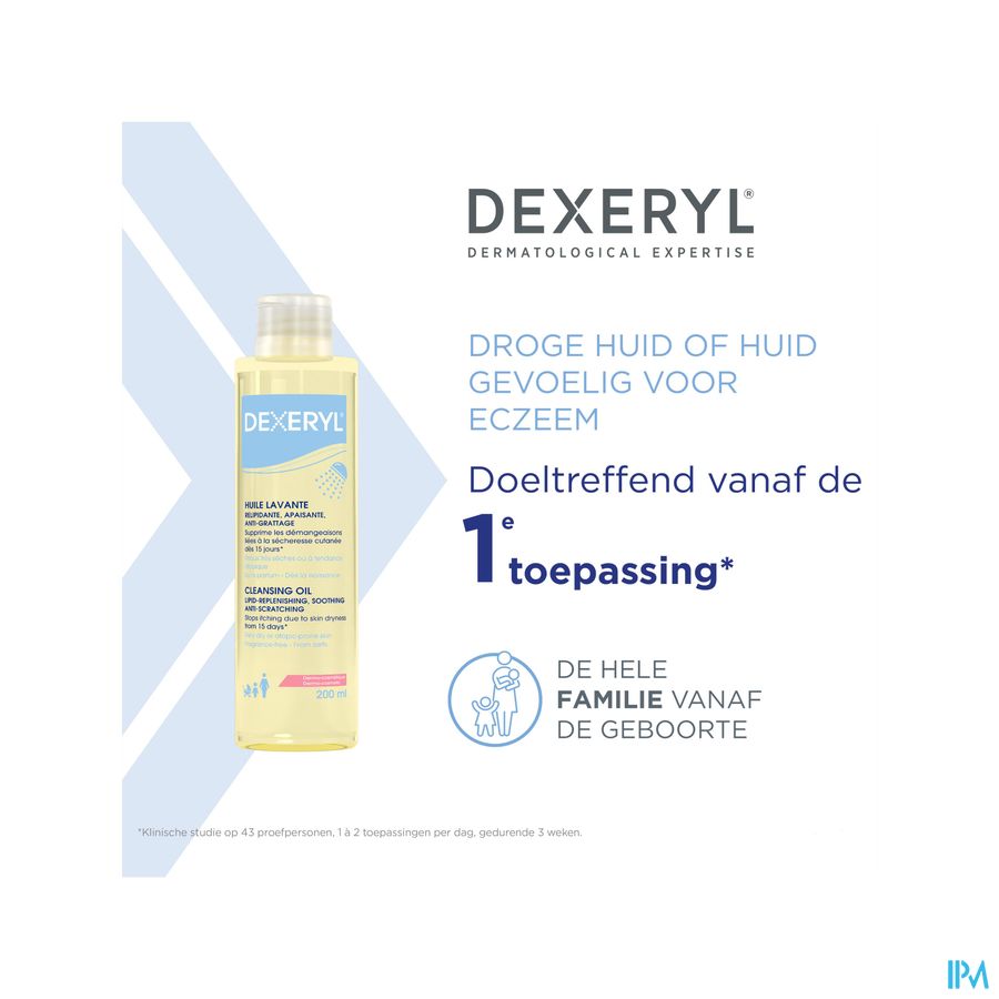 DEXERYL HUILE LAVANTE 200ML Hygiène peau sèche et à tendance atopique
