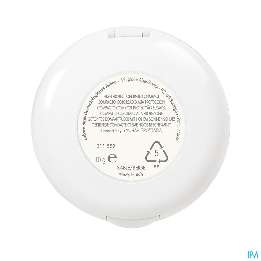 Eau Thermale Avène - Haute protection Compact teinté Sable SPF 50