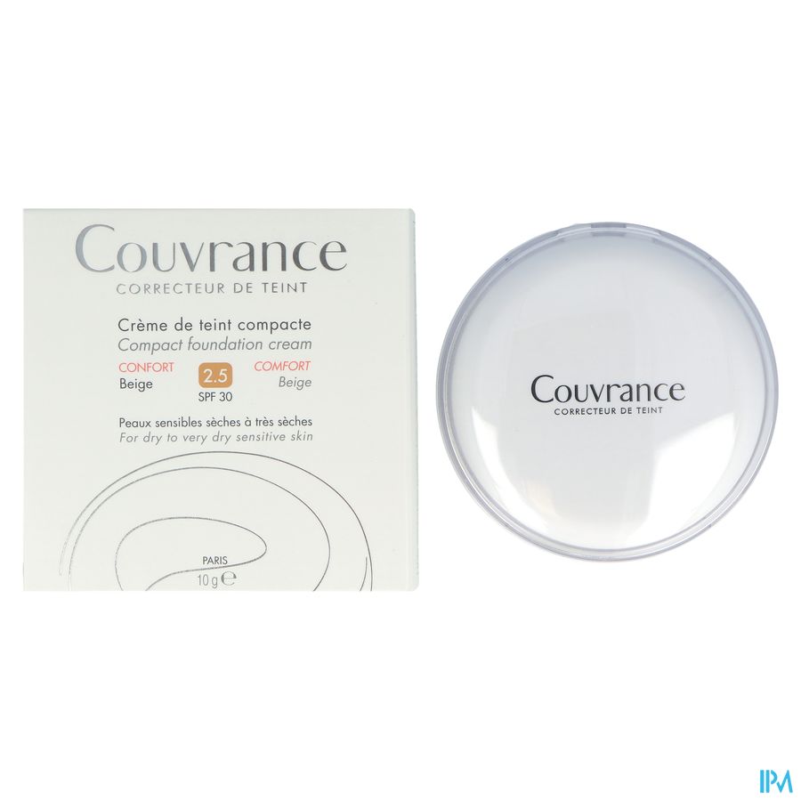 Eau Thermale Avène - Crème de teint compacte Confort Beige Couvrance