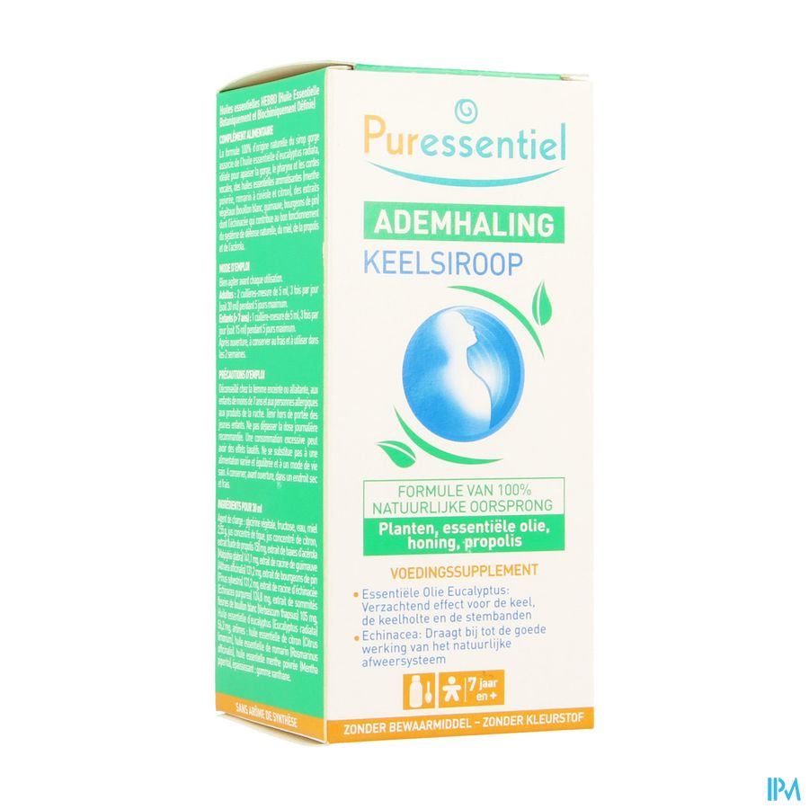 Puressentiel Respiratoire Sirop Toux Gorge 125ml