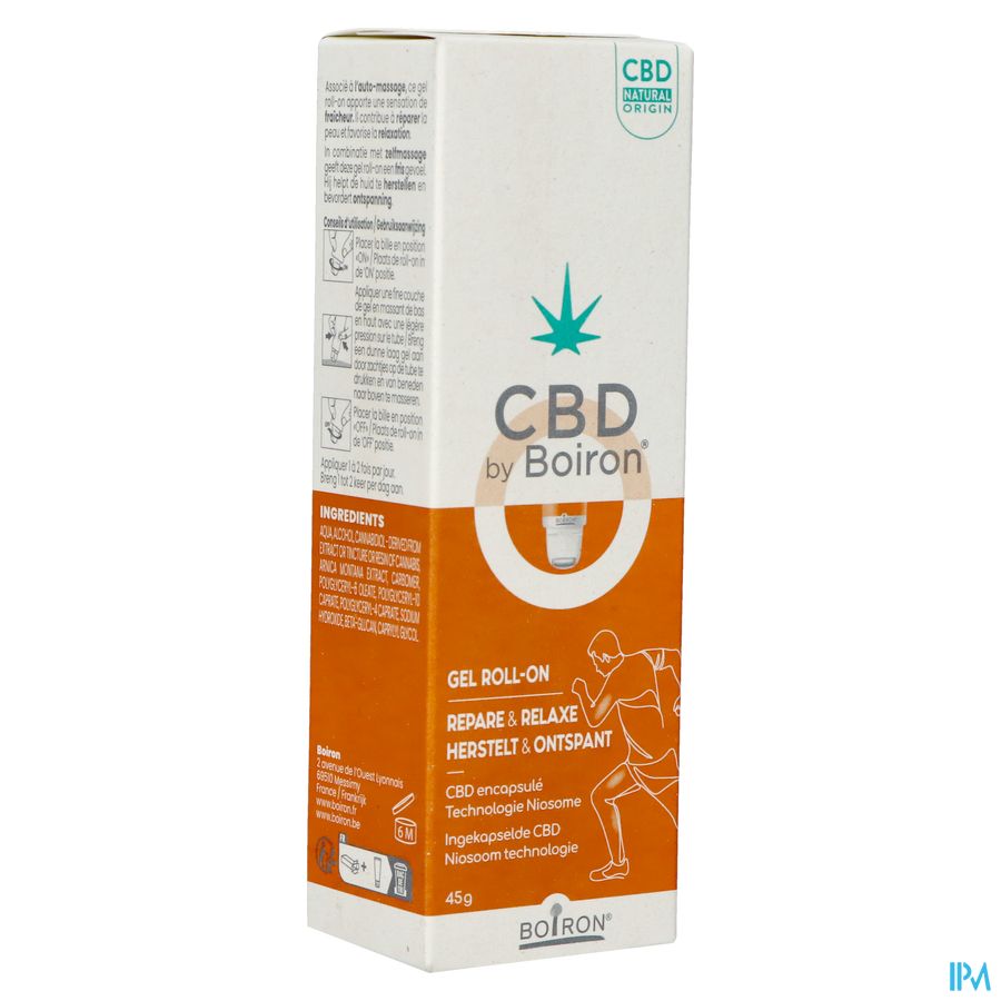 Cbd Gel Roll-on Reparateur & Relaxant 45g Boiron