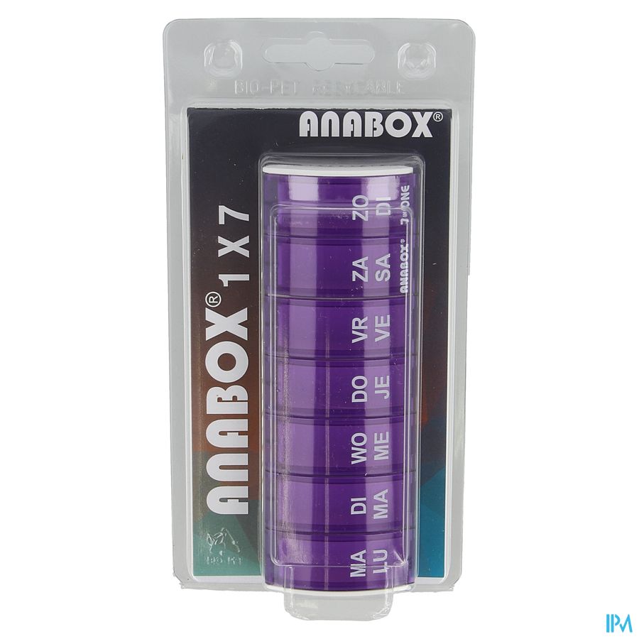 Anabox Pilulier Semaine Pourpre