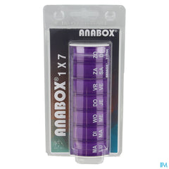 Anabox Pilulier Semaine Pourpre