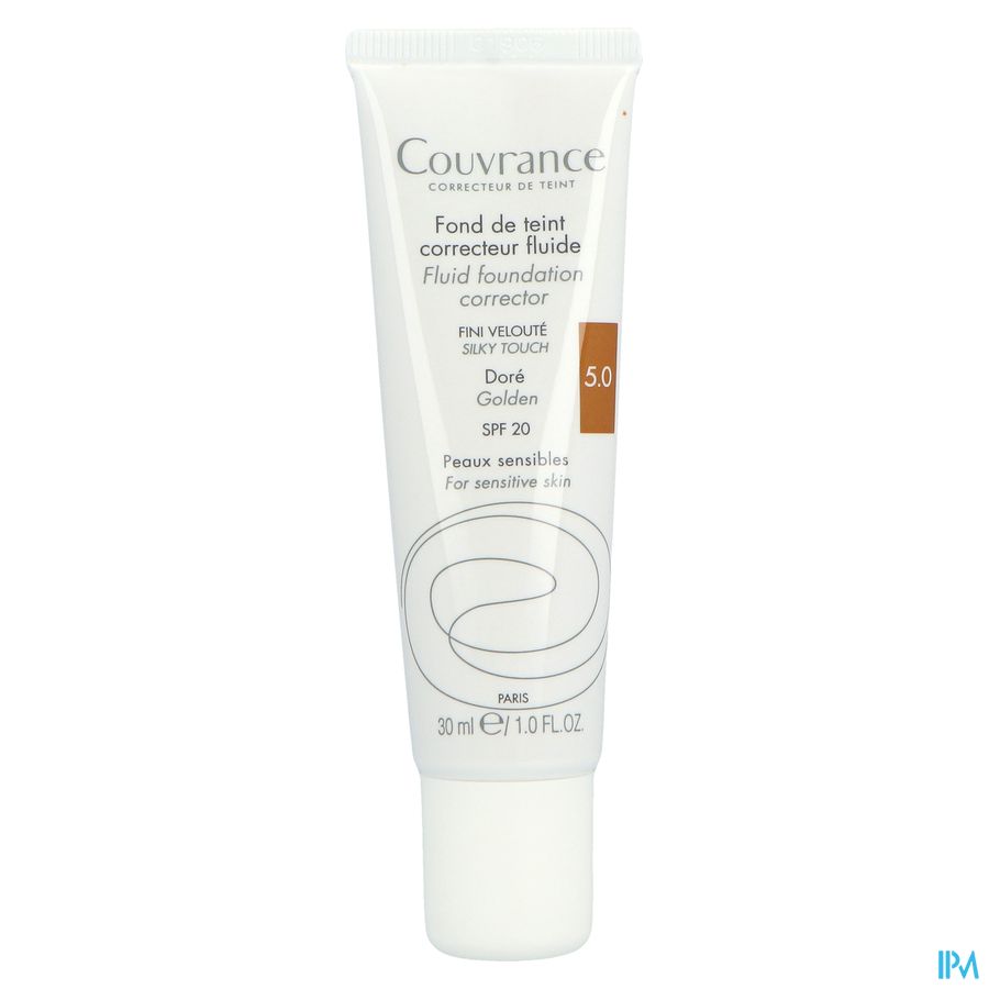 Eau Thermale Avène - Couvrance Fond de teint correcteur fluide Doré