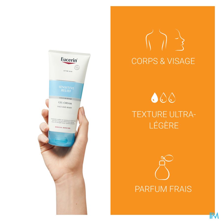 Après-Soleil Sensitive Relief Gel-Crème Visage et Corps Tube 200ml