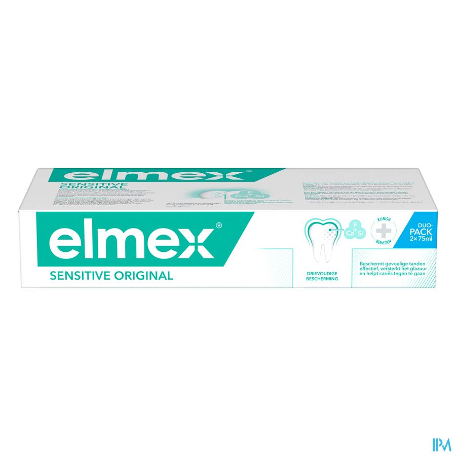 Elmex Sensitive Original Dentifrice Tube 2x75ml