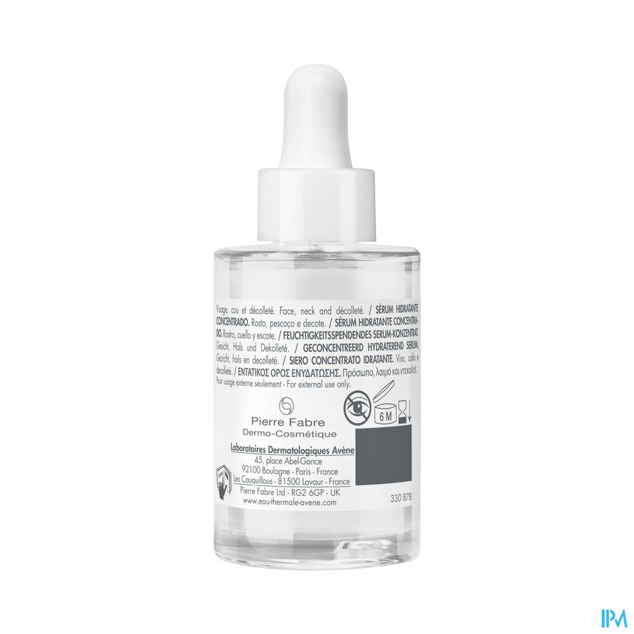 Eau Thermale Avène HYDRANCE Boost Sérum Concentré Hydratant  - Visage, Cou, décolleté