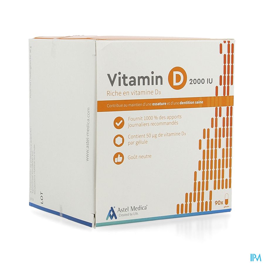 Astel Vitamin D 2000iu Caps 90