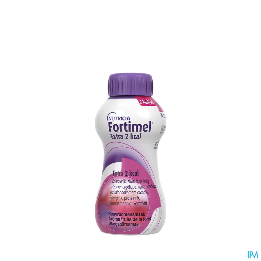 Fortimel Extra 2kcal Goût Fruits De La Forêt Bouteilles 4x200ml
