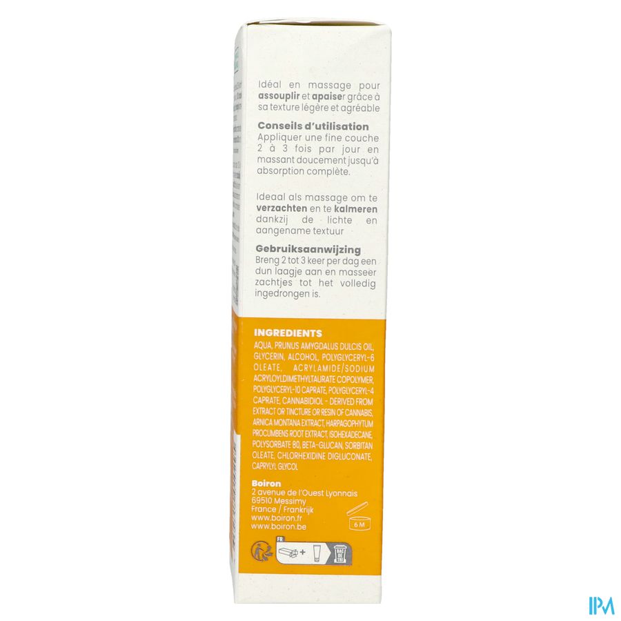 Cbd Gel Creme Assouplissant & Apaisant 120g Boiron