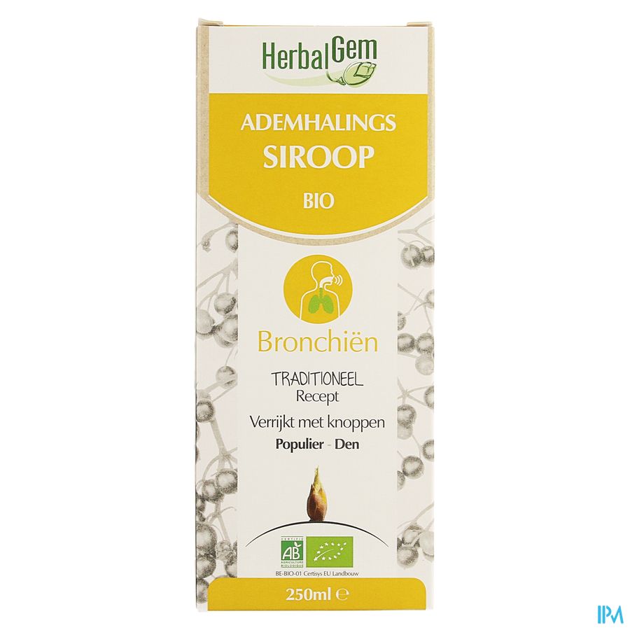Herbalgem Sirop Respiration Bio Enf-adulte 250ml
