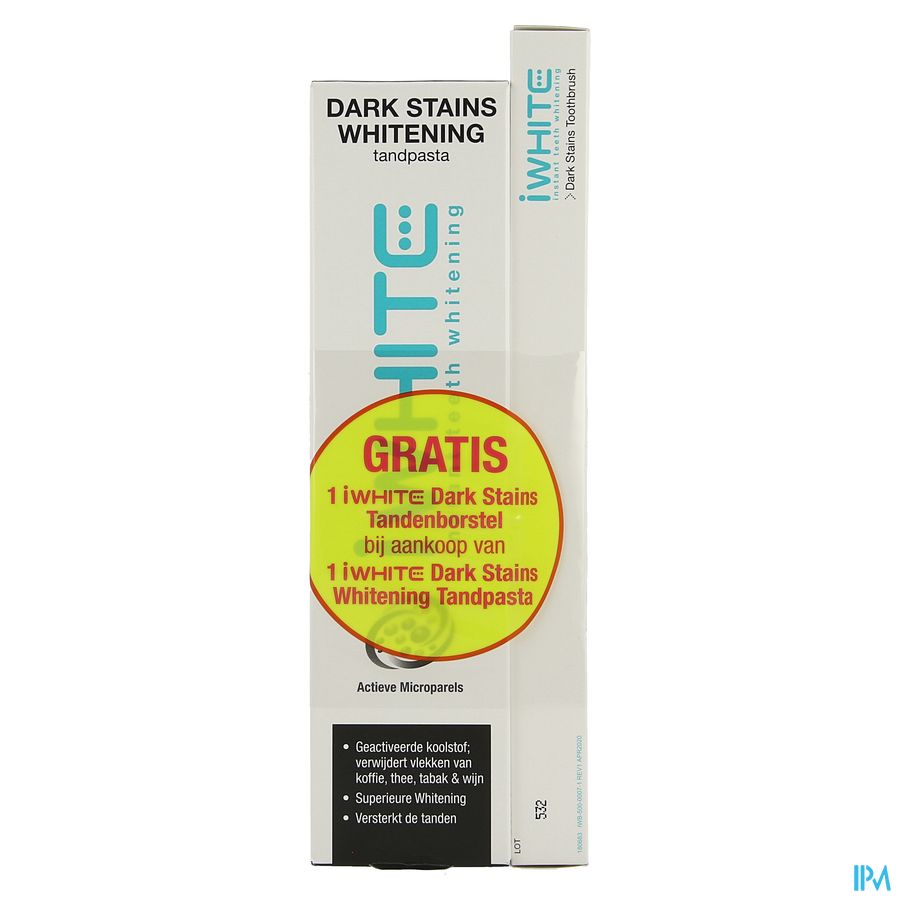 Iwhite Dentifrice Dark Stains Whitenig Tube 75ml