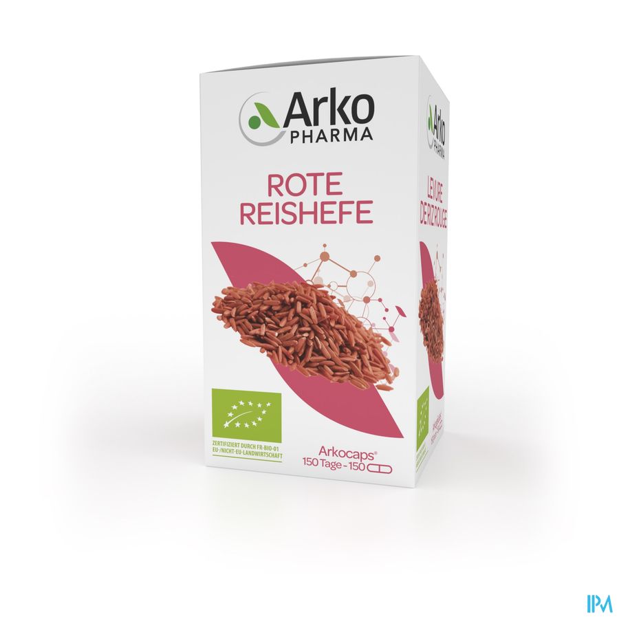 Arkogelules Levure Riz Rouge Bio Caps 150 Nf