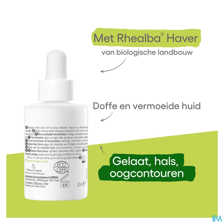 A-DERMA Sérum à la vitamine C stabilisée BIOLOGY ENERGY C