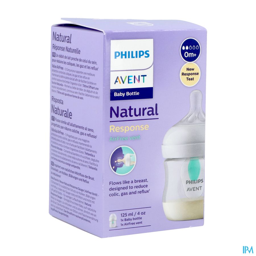 Philips Avent Natural 3.0 Airfree Biberon 125ml