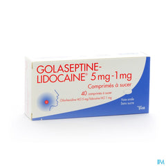 Golaseptine Lidocaine Comp A Sucer 40