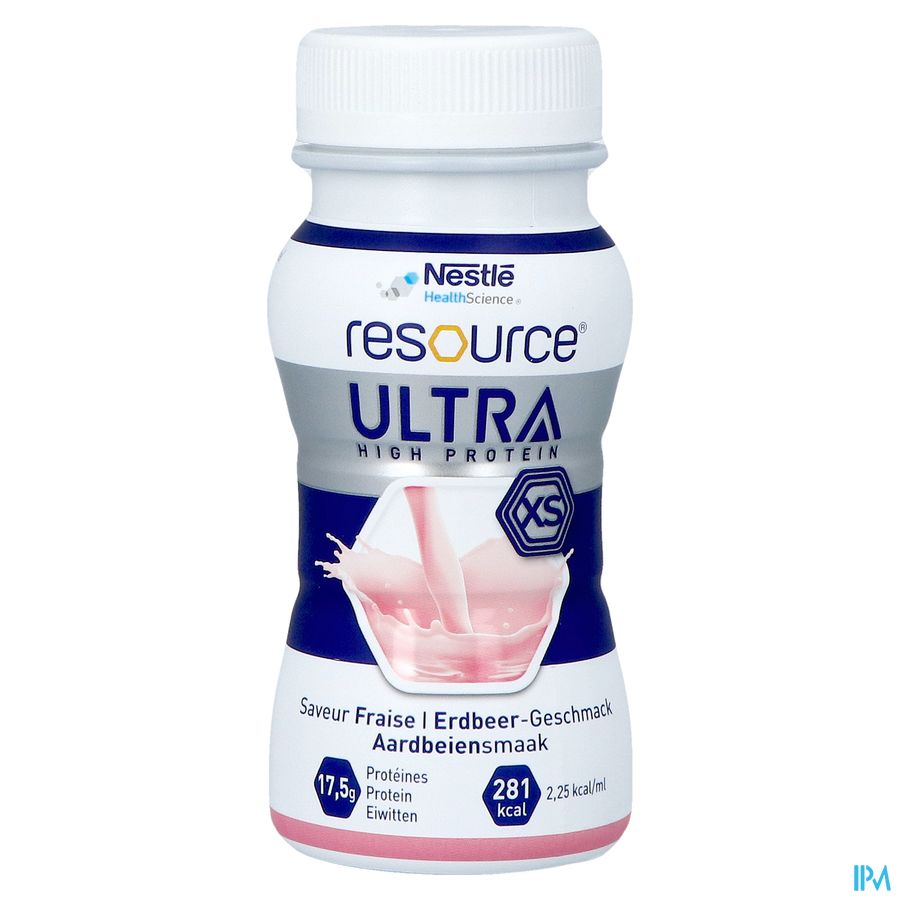 Resource Ultra Fraise 4x125ml