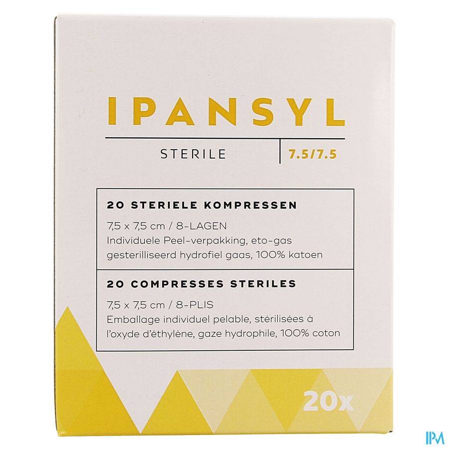 Ipansyl 3 Cp Ster 8pl 7,5x 7,5cm 20