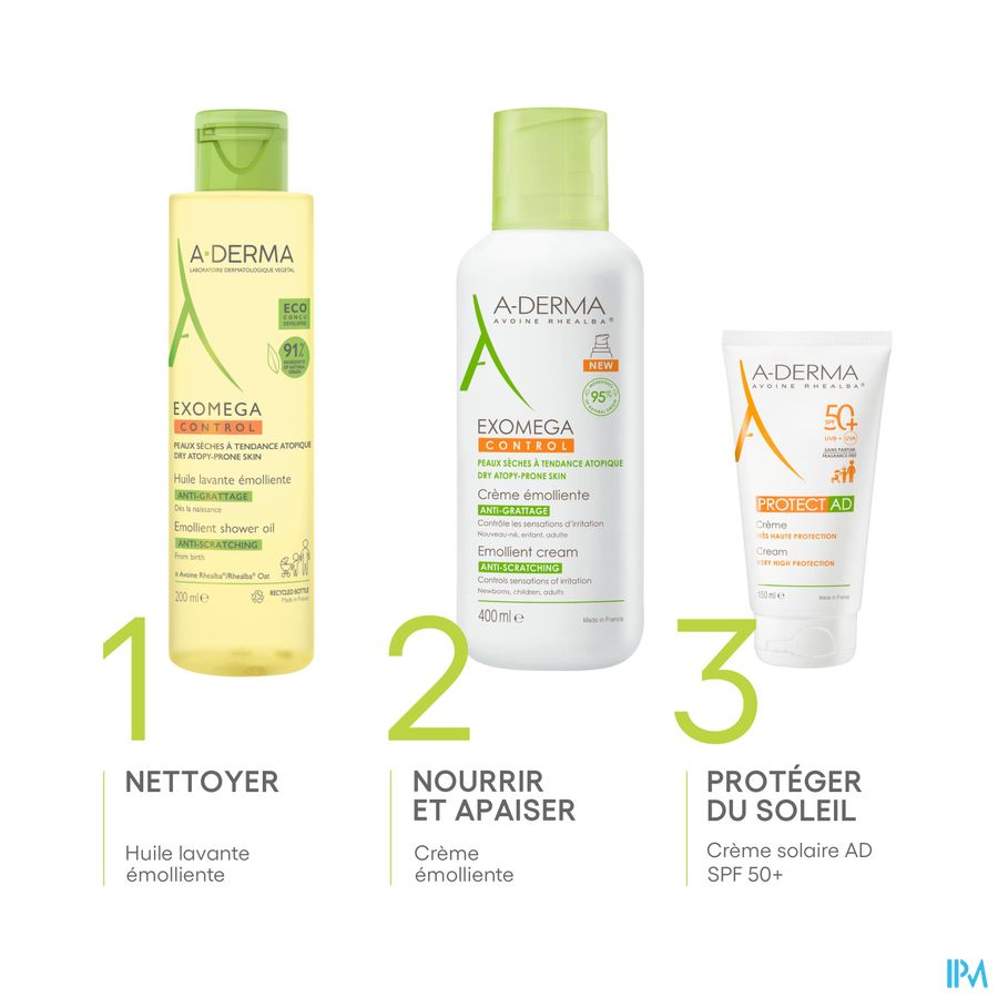 A-DERMA - A-DERMA PROTECT AD CREME SOLAIRE SPF50+ - A-DERMA PROTECT