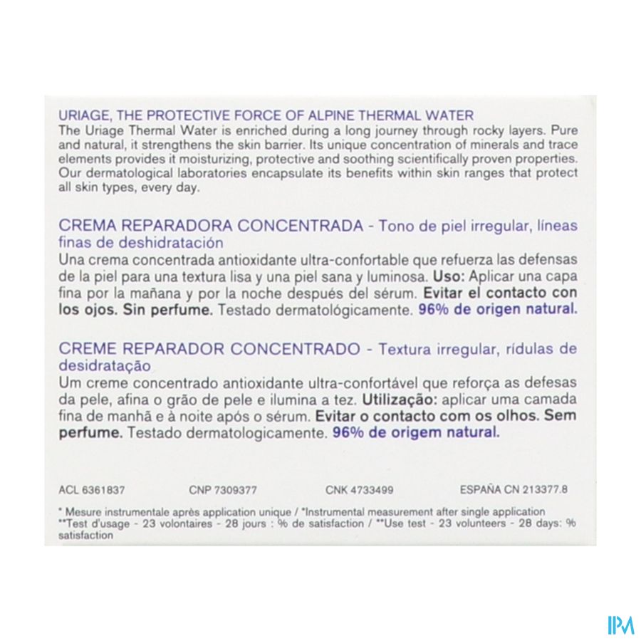 Uriage Bariederm Cica Daily Conc. Cr Rep 50ml