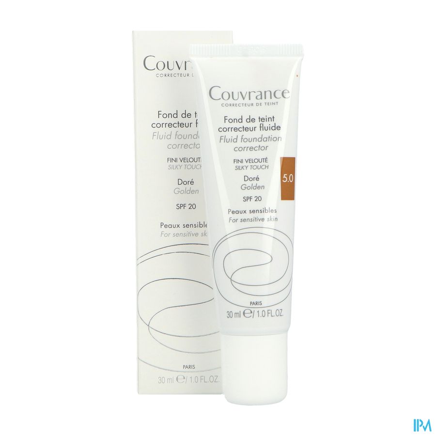 Eau Thermale Avène - Couvrance Fond de teint correcteur fluide Doré