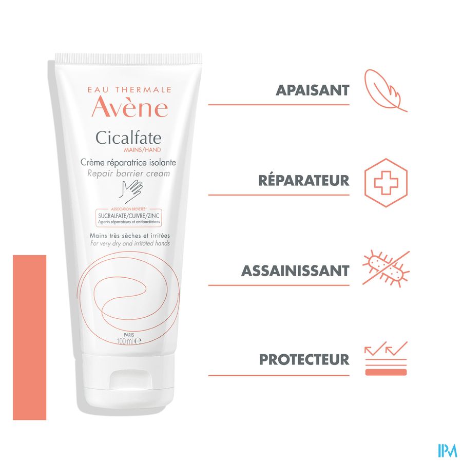 Eau Thermale Avène - Crème réparatrice isolante Cicalfate MAINS